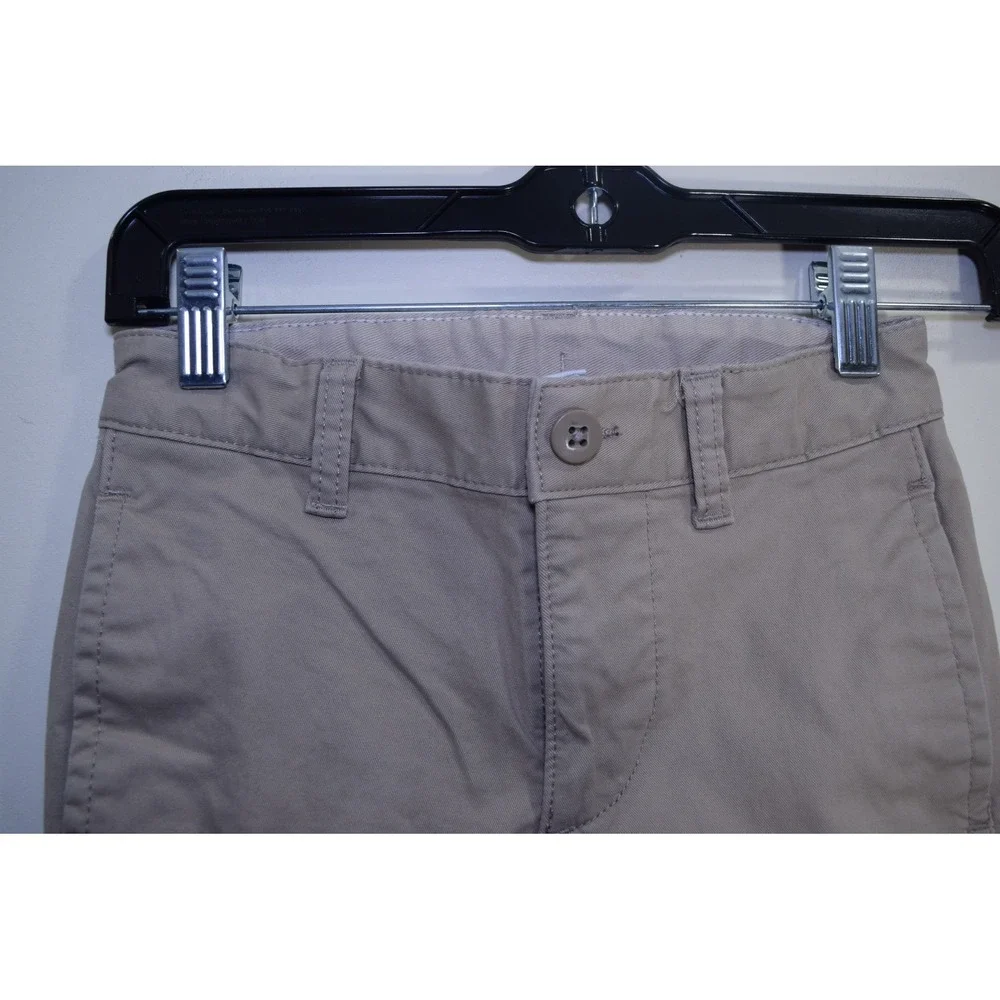 Gap Kids BOYS 7 Tan Beige CHINO Khakis Pants School Church Dress Preppy Like Dad